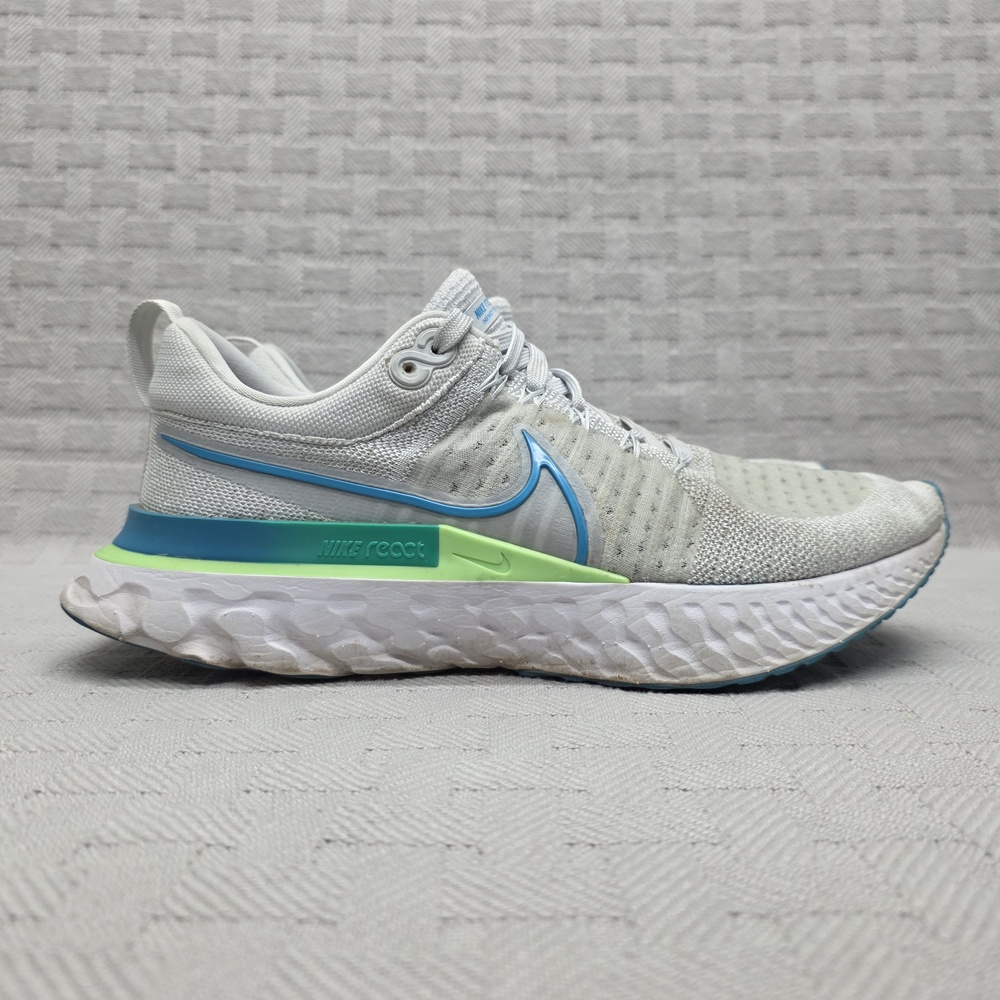 Nike React Infinity Run Flyknit 2 Gray Mens Size 9.5 CT2357-007 Running Shoe
